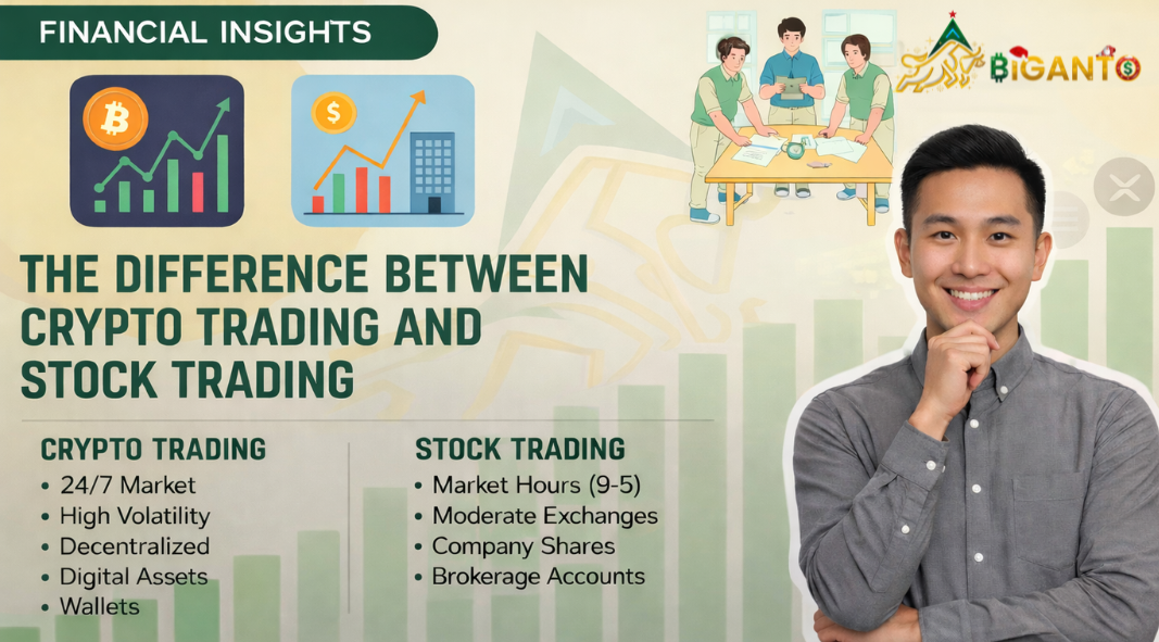 The Difference Between Crypto Trading and Stock Trading Explained Simply