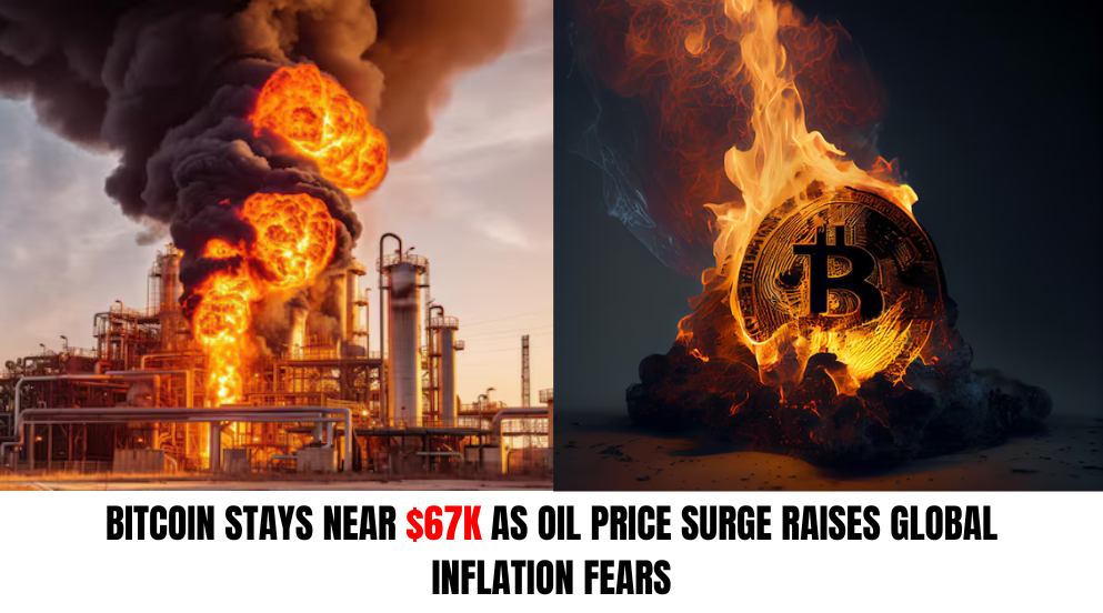 News 4 Bitcoin Stays Near $67K as Oil Price Surge Raises Global Inflation Fears