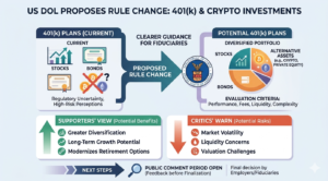US Labor Department Proposal Could Open the Door for Crypto in 401(k) Plans
