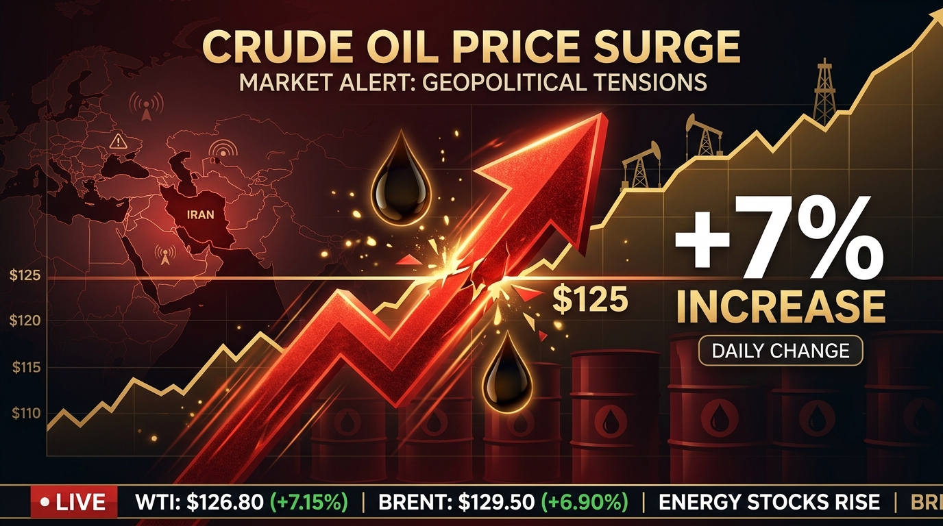 Oil Prices Surge 7%, Cross $125 After 2022 High