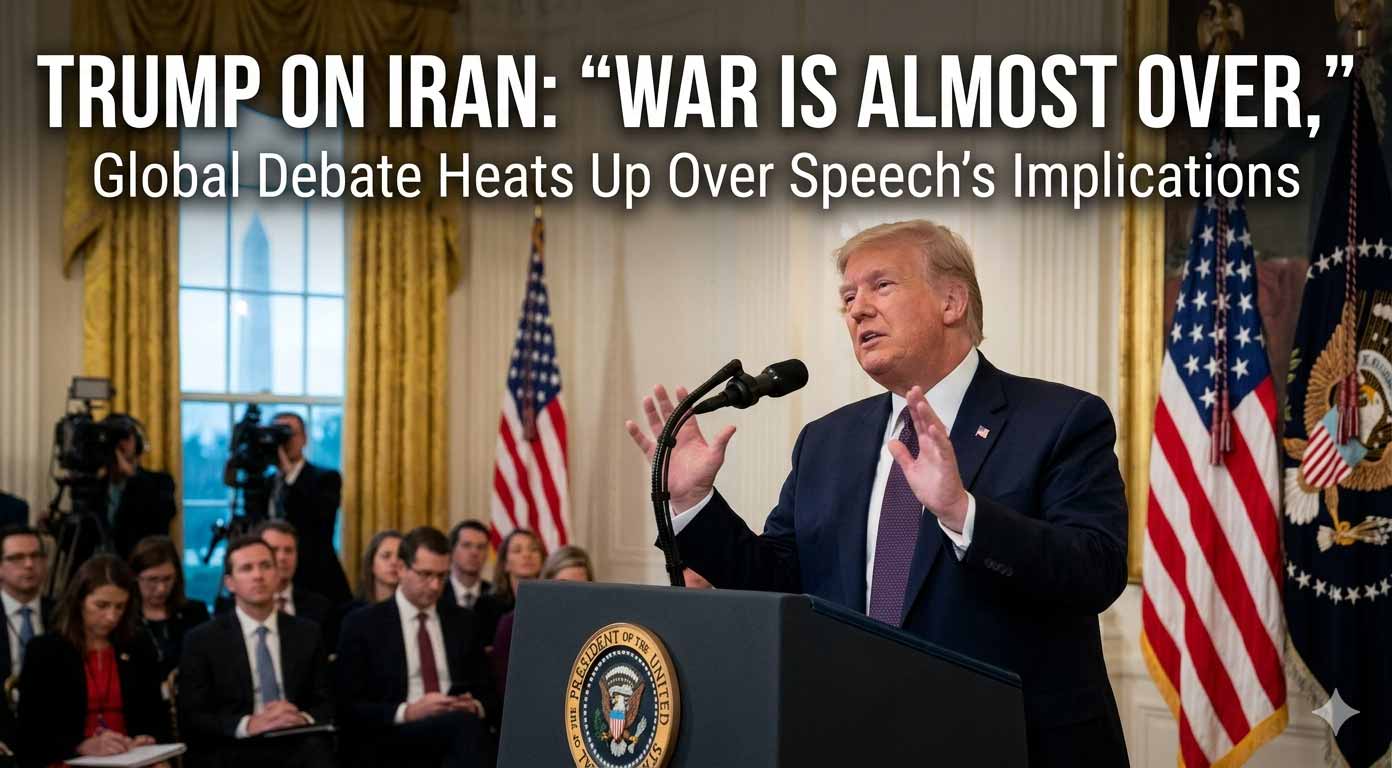 Trump Iran Speech on Global Debate