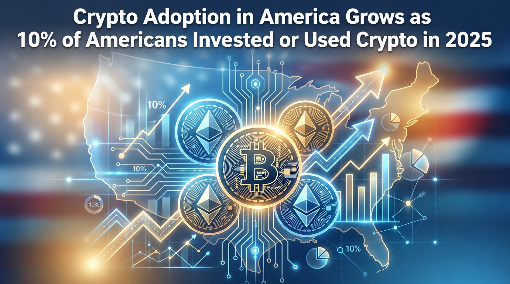 Crypto Adoption in America Grows as 10% of Americans Invested or Used Crypto in 2025