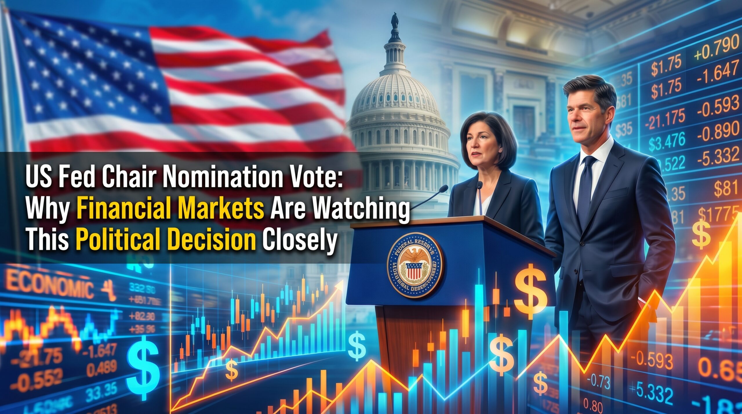 The US Federal Reserve Chairwardens Nomination Vote Frightens Market Sentiment as Dollar and Interest Rate Markets Gaze