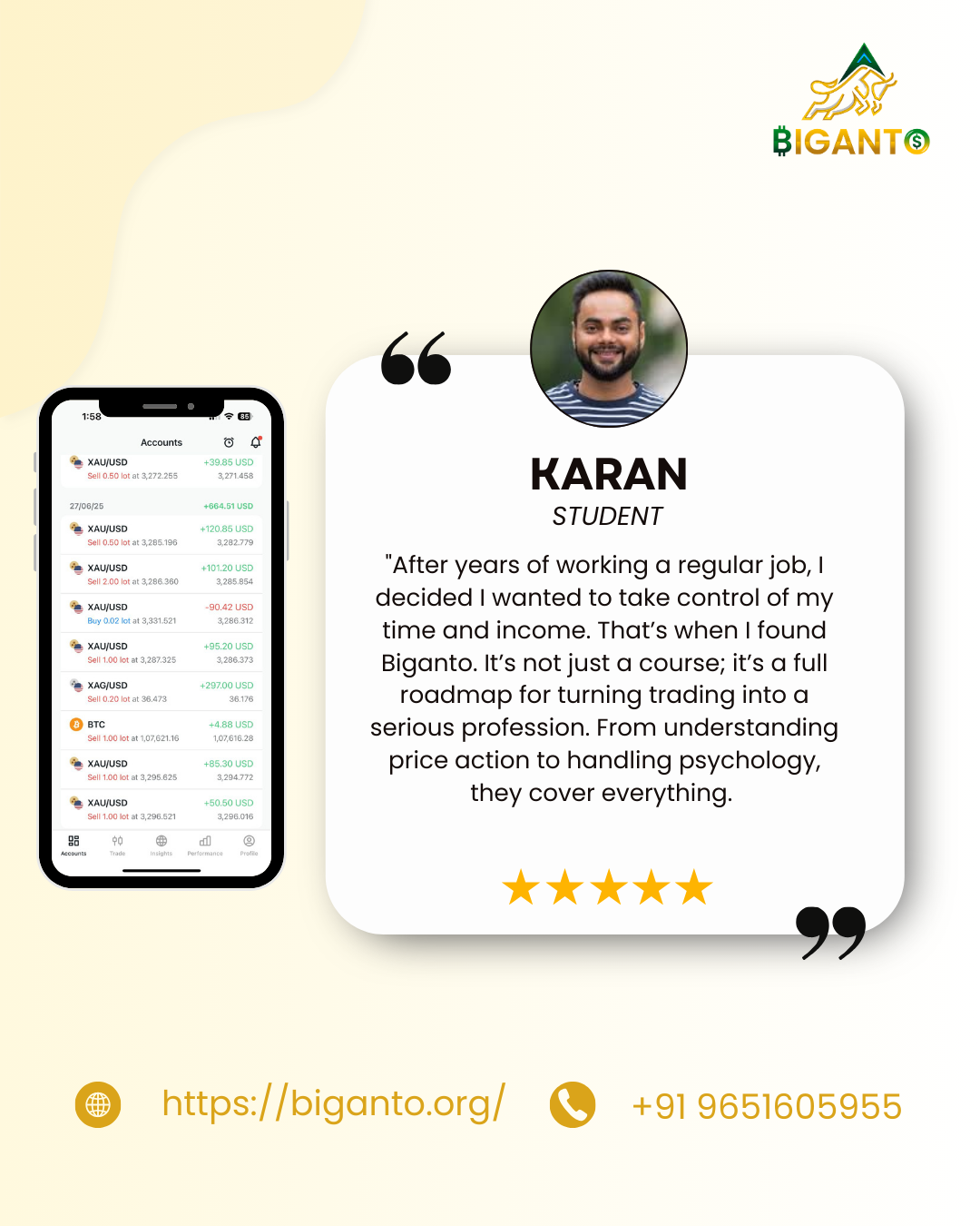 Yellow and White Modern Customer Testimonial Reviews Instagram Post (3)