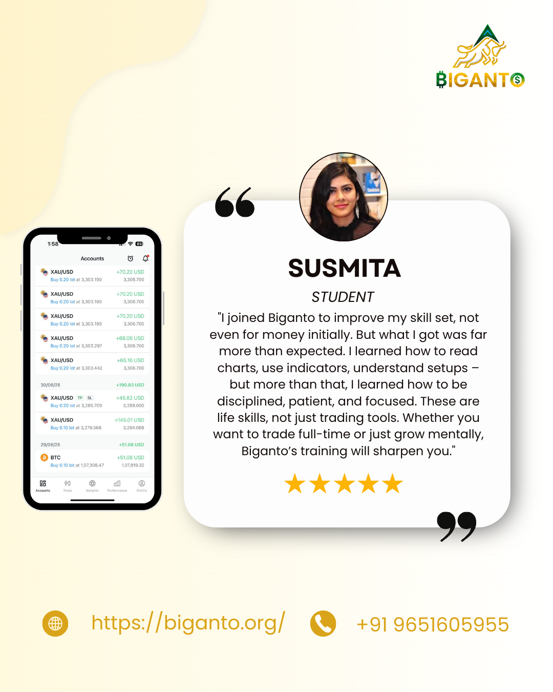 Yellow and White Modern Customer Testimonial Reviews Instagram Post (4)