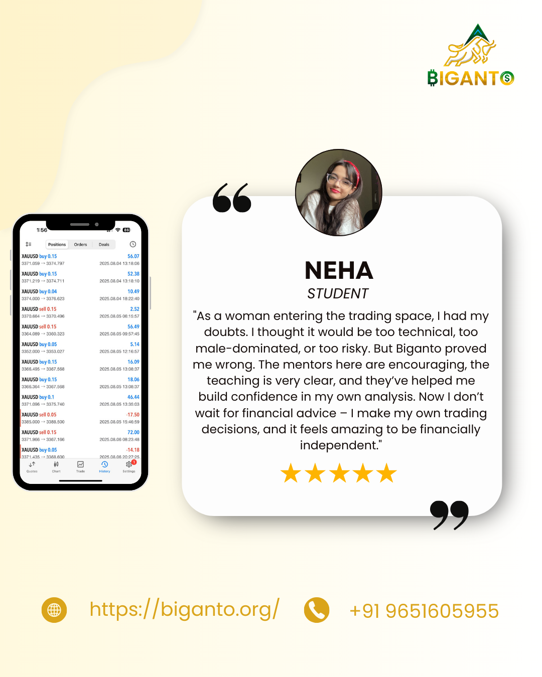 Yellow and White Modern Customer Testimonial Reviews Instagram Post (7)