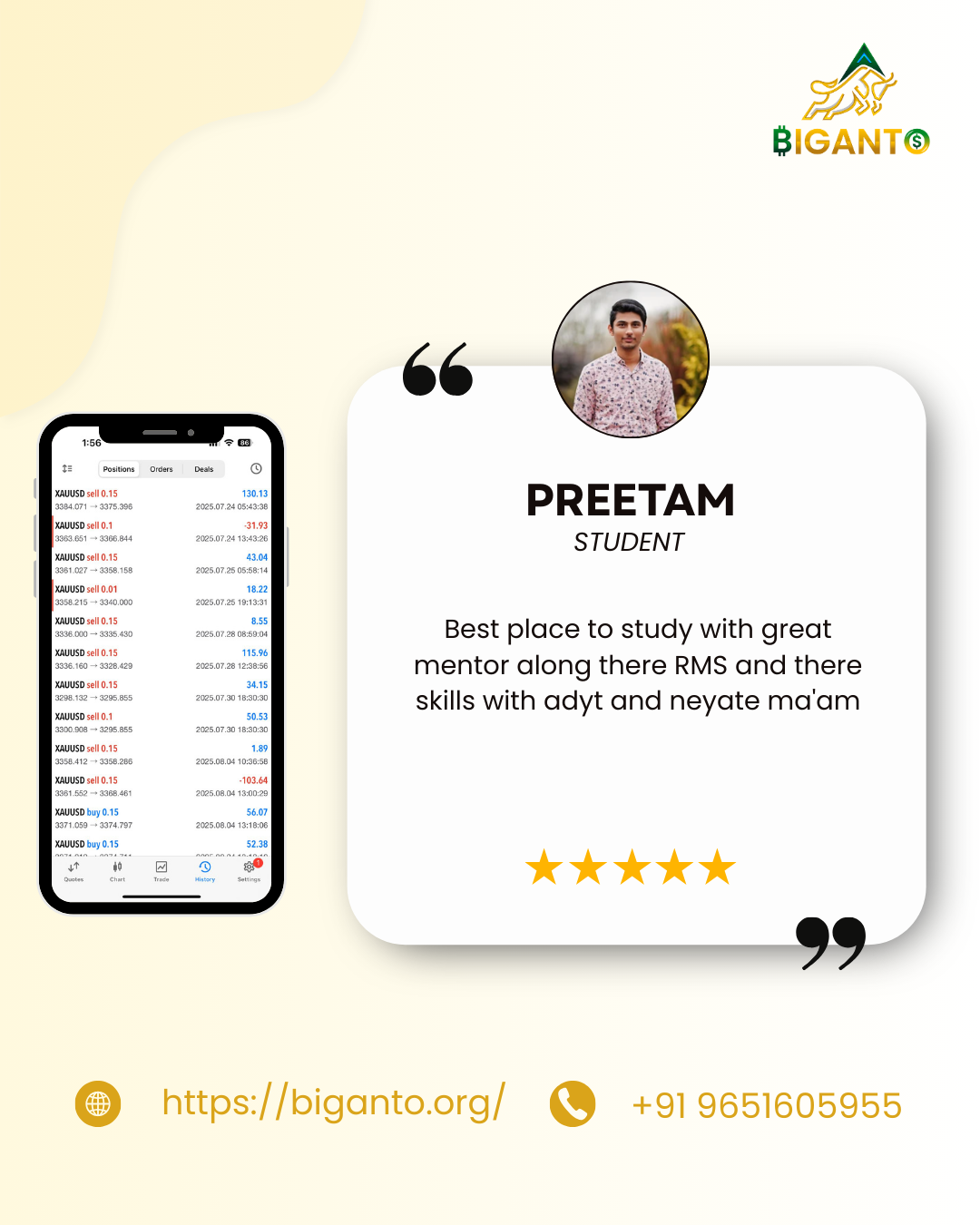 Yellow and White Modern Customer Testimonial Reviews Instagram Post (11)