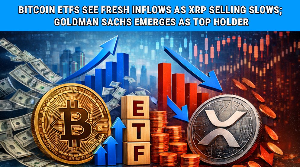 Bitcoin ETF Inflows Rise as Goldman Sachs Becomes Top Holder