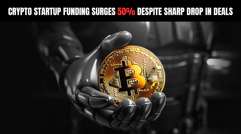 Crypto Startup Funding Surges 50% Despite Sharp Drop in Deals